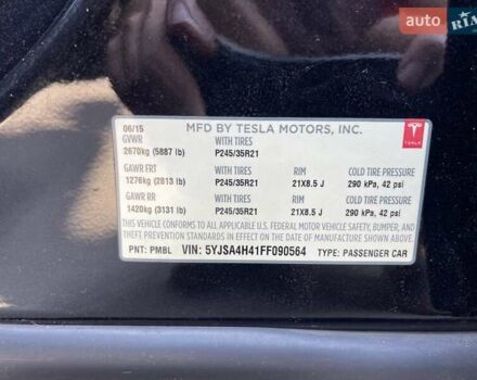 Чорний Тесла Модель С, об'ємом двигуна 0 л та пробігом 200 тис. км за 16500 $, фото 2 на Automoto.ua
