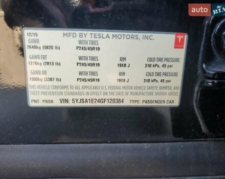 Чорний Тесла Модель С, об'ємом двигуна 0 л та пробігом 165 тис. км за 4500 $, фото 11 на Automoto.ua
