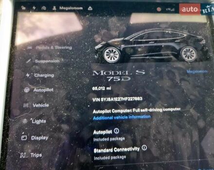 Чорний Тесла Модель С, об'ємом двигуна 0 л та пробігом 105 тис. км за 6300 $, фото 8 на Automoto.ua