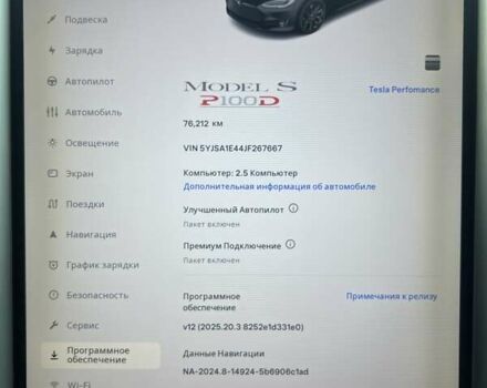 Черный Тесла Модель С, объемом двигателя 0 л и пробегом 76 тыс. км за 27700 $, фото 8 на Automoto.ua