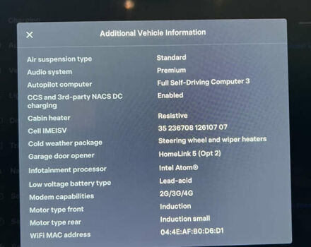 Черный Тесла Модель С, объемом двигателя 0 л и пробегом 128 тыс. км за 24000 $, фото 14 на Automoto.ua
