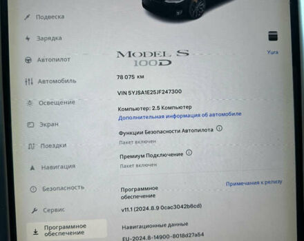Черный Тесла Модель С, объемом двигателя 0 л и пробегом 78 тыс. км за 34000 $, фото 1 на Automoto.ua