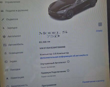 Черный Тесла Модель С, объемом двигателя 0 л и пробегом 84 тыс. км за 33500 $, фото 3 на Automoto.ua
