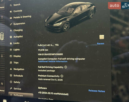 Черный Тесла Модель С, объемом двигателя 0 л и пробегом 77 тыс. км за 31500 $, фото 29 на Automoto.ua