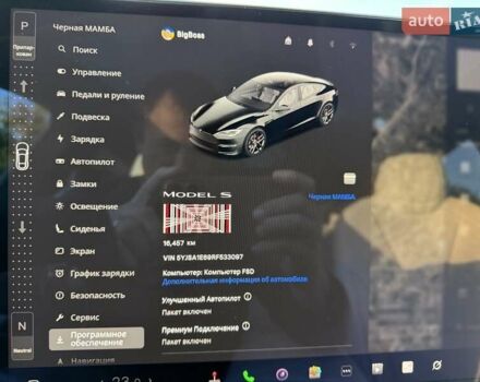 Тесла Модель С 2024 у Запоріжжя на Automoto.ua Чорний Тесла Модель С, об'ємом двигуна 0 л та пробігом 16 тис. км за 84000 $, фото 10 на Automoto.ua