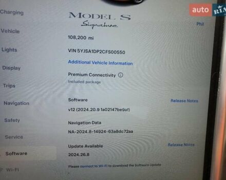 Красный Тесла Модель С, объемом двигателя 0 л и пробегом 175 тыс. км за 9999 $, фото 10 на Automoto.ua