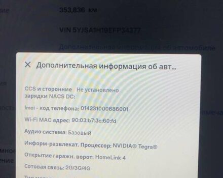 Червоний Тесла Модель С, об'ємом двигуна 0 л та пробігом 353 тис. км за 12900 $, фото 25 на Automoto.ua