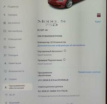 Красный Тесла Модель С, объемом двигателя 0 л и пробегом 81 тыс. км за 33000 $, фото 3 на Automoto.ua