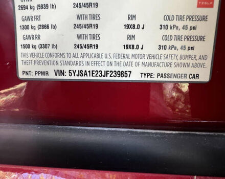 Червоний Тесла Модель С, об'ємом двигуна 0 л та пробігом 74 тис. км за 21000 $, фото 8 на Automoto.ua