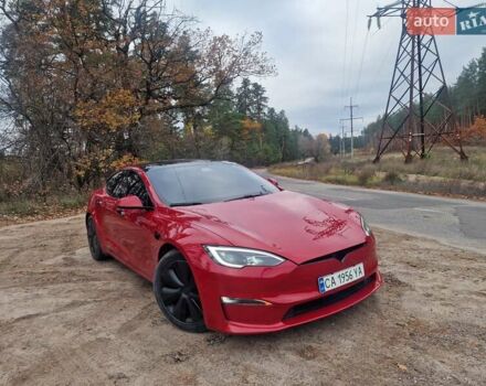 Красный Тесла Модель С, объемом двигателя 0 л и пробегом 56 тыс. км за 36500 $, фото 3 на Automoto.ua