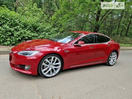 Червоний Тесла Модель С, об'ємом двигуна 0 л та пробігом 123 тис. км за 22700 $, фото 1 на Automoto.ua