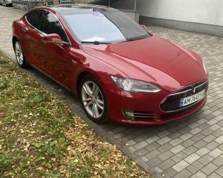 Червоний Тесла Модель С, об'ємом двигуна 0 л та пробігом 159 тис. км за 14999 $, фото 1 на Automoto.ua