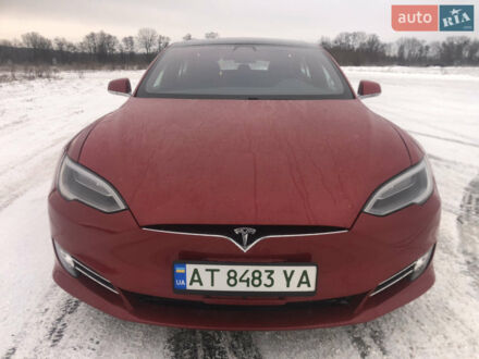 Красный Тесла Модель С, объемом двигателя 0 л и пробегом 75 тыс. км за 25000 $, фото 1 на Automoto.ua