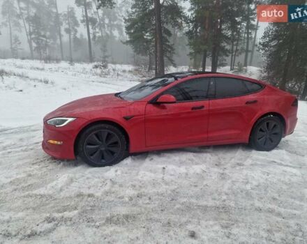 Красный Тесла Модель С, объемом двигателя 0 л и пробегом 58 тыс. км за 32800 $, фото 1 на Automoto.ua