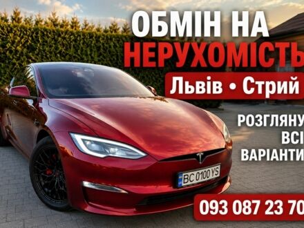 Красный Тесла Модель С, объемом двигателя 0 л и пробегом 90 тыс. км за 42315 $, фото 1 на Automoto.ua