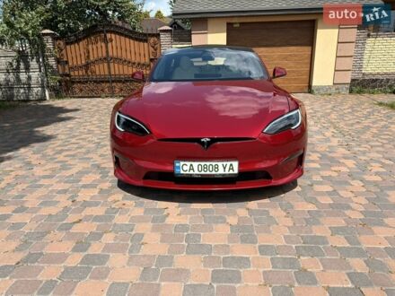 Красный Тесла Модель С, объемом двигателя 0 л и пробегом 29 тыс. км за 52000 $, фото 1 на Automoto.ua