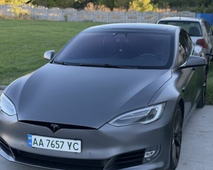 Сірий Тесла Модель С, об'ємом двигуна 0 л та пробігом 122 тис. км за 17371 $, фото 1 на Automoto.ua