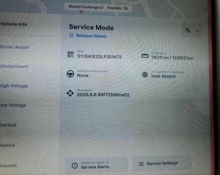 Серый Тесла Модель С, объемом двигателя 0 л и пробегом 90 тыс. км за 6500 $, фото 8 на Automoto.ua