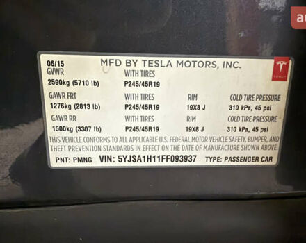 Тесла Модель С 2015 у Львові на Automoto.ua Сірий Тесла Модель С, об'ємом двигуна 0 л та пробігом 249 тис. км за 11000 $, фото 24 на Automoto.ua