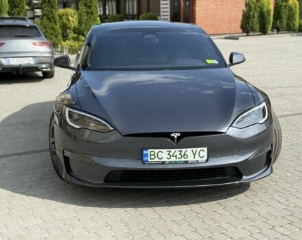 Серый Тесла Модель С, объемом двигателя 0 л и пробегом 74 тыс. км за 39900 $, фото 1 на Automoto.ua