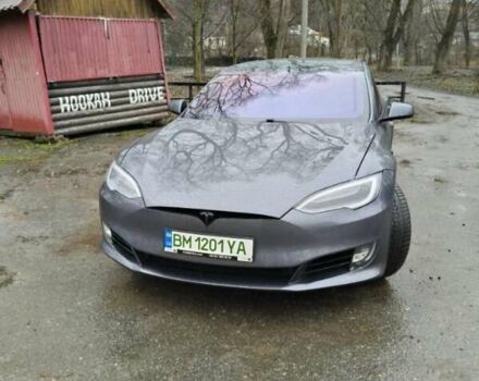 Серый Тесла Модель С, объемом двигателя 0 л и пробегом 93 тыс. км за 25500 $, фото 1 на Automoto.ua