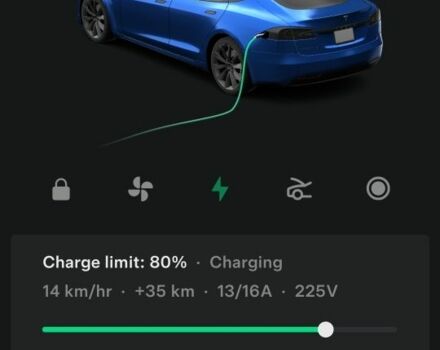 Синий Тесла Модель С, объемом двигателя 0 л и пробегом 160 тыс. км за 15000 $, фото 12 на Automoto.ua