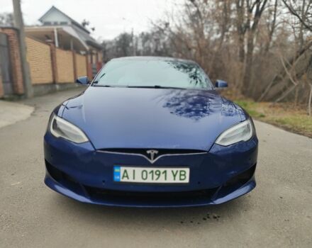 Синий Тесла Модель С, объемом двигателя 0 л и пробегом 123 тыс. км за 17750 $, фото 1 на Automoto.ua