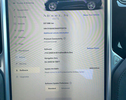 Синій Тесла Модель С, об'ємом двигуна 0 л та пробігом 238 тис. км за 22500 $, фото 15 на Automoto.ua