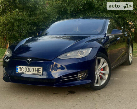 Синій Тесла Модель С, об'ємом двигуна 0 л та пробігом 126 тис. км за 25999 $, фото 4 на Automoto.ua