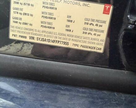 Синій Тесла Модель С, об'ємом двигуна 0 л та пробігом 140 тис. км за 12417 $, фото 15 на Automoto.ua