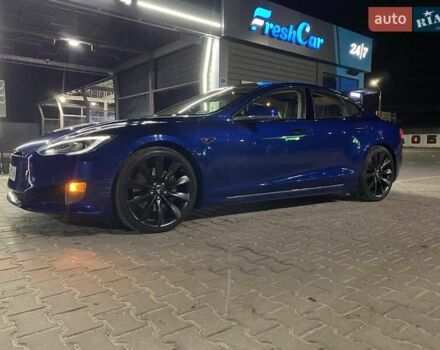 Синий Тесла Модель С, объемом двигателя 0 л и пробегом 190 тыс. км за 21900 $, фото 1 на Automoto.ua