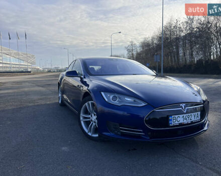 Синий Тесла Модель С, объемом двигателя 0 л и пробегом 96 тыс. км за 13500 $, фото 3 на Automoto.ua