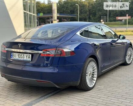 Синий Тесла Модель С, объемом двигателя 0 л и пробегом 75 тыс. км за 19999 $, фото 3 на Automoto.ua