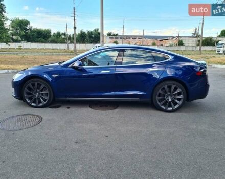 Синий Тесла Модель С, объемом двигателя 0 л и пробегом 93 тыс. км за 16400 $, фото 1 на Automoto.ua