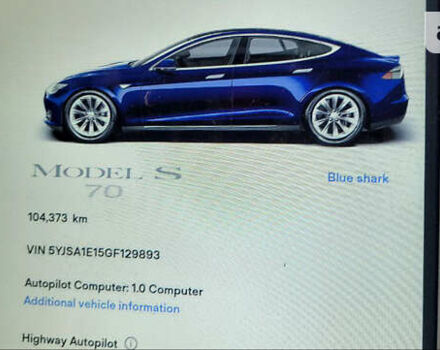 Синій Тесла Модель С, об'ємом двигуна 0 л та пробігом 104 тис. км за 25500 $, фото 2 на Automoto.ua
