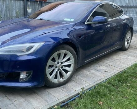 Синий Тесла Модель С, объемом двигателя 0 л и пробегом 103 тыс. км за 17700 $, фото 1 на Automoto.ua
