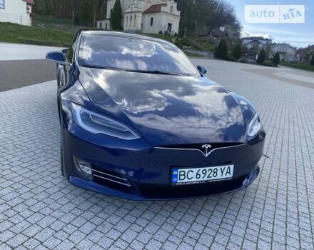 Синий Тесла Модель С, объемом двигателя 0 л и пробегом 107 тыс. км за 22500 $, фото 1 на Automoto.ua