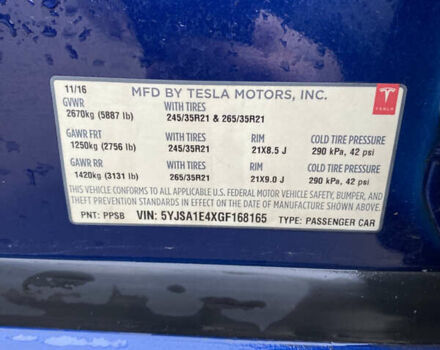 Синий Тесла Модель С, объемом двигателя 0 л и пробегом 154 тыс. км за 17950 $, фото 10 на Automoto.ua