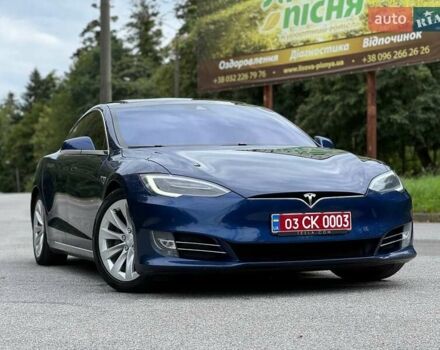 Синий Тесла Модель С, объемом двигателя 0 л и пробегом 128 тыс. км за 17500 $, фото 1 на Automoto.ua