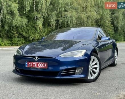 Синий Тесла Модель С, объемом двигателя 0 л и пробегом 128 тыс. км за 17500 $, фото 4 на Automoto.ua