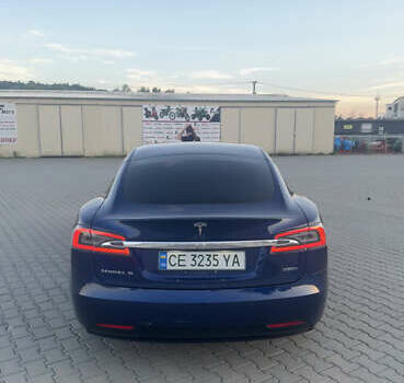 Синий Тесла Модель С, объемом двигателя 0 л и пробегом 102 тыс. км за 21500 $, фото 2 на Automoto.ua