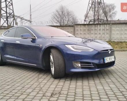 Синий Тесла Модель С, объемом двигателя 0 л и пробегом 183 тыс. км за 20900 $, фото 1 на Automoto.ua