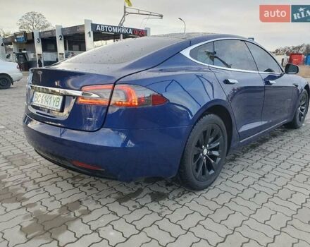 Синий Тесла Модель С, объемом двигателя 0 л и пробегом 130 тыс. км за 25000 $, фото 1 на Automoto.ua
