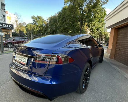 Синий Тесла Модель С, объемом двигателя 0 л и пробегом 55 тыс. км за 36900 $, фото 3 на Automoto.ua