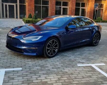 Синий Тесла Модель С, объемом двигателя 0 л и пробегом 52 тыс. км за 55000 $, фото 2 на Automoto.ua