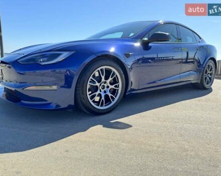 Синій Тесла Модель С, об'ємом двигуна 0 л та пробігом 17 тис. км за 47999 $, фото 1 на Automoto.ua