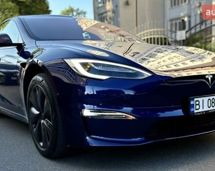 Синий Тесла Модель С, объемом двигателя 0 л и пробегом 53 тыс. км за 38900 $, фото 3 на Automoto.ua