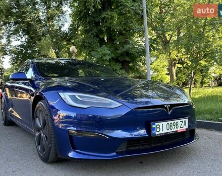 Синий Тесла Модель С, объемом двигателя 0 л и пробегом 53 тыс. км за 38900 $, фото 2 на Automoto.ua