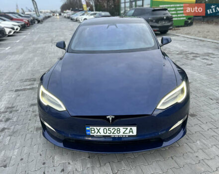 Синій Тесла Модель С, об'ємом двигуна 0 л та пробігом 12 тис. км за 42900 $, фото 3 на Automoto.ua