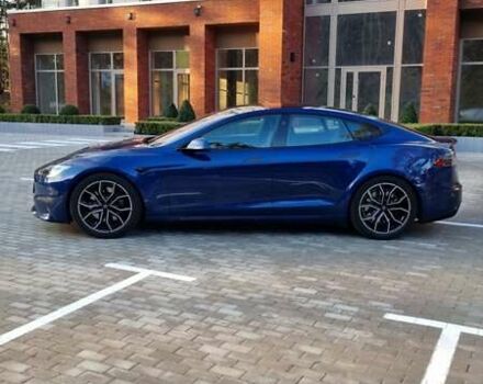 Синий Тесла Модель С, объемом двигателя 0 л и пробегом 52 тыс. км за 55000 $, фото 3 на Automoto.ua